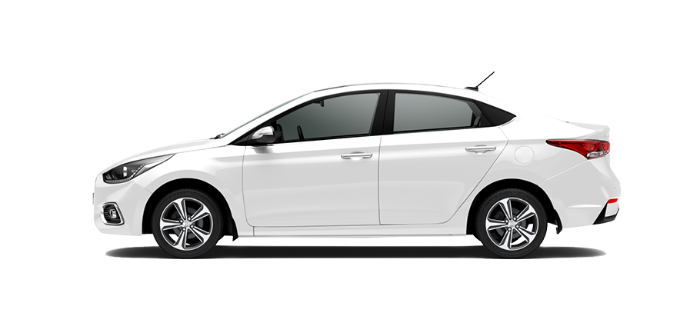 Hyundai solaris white